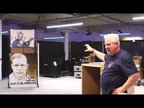 Video overview of Glenn Beck discussing the "Uncle Sam Caught With Pants Down" artwork in his studio