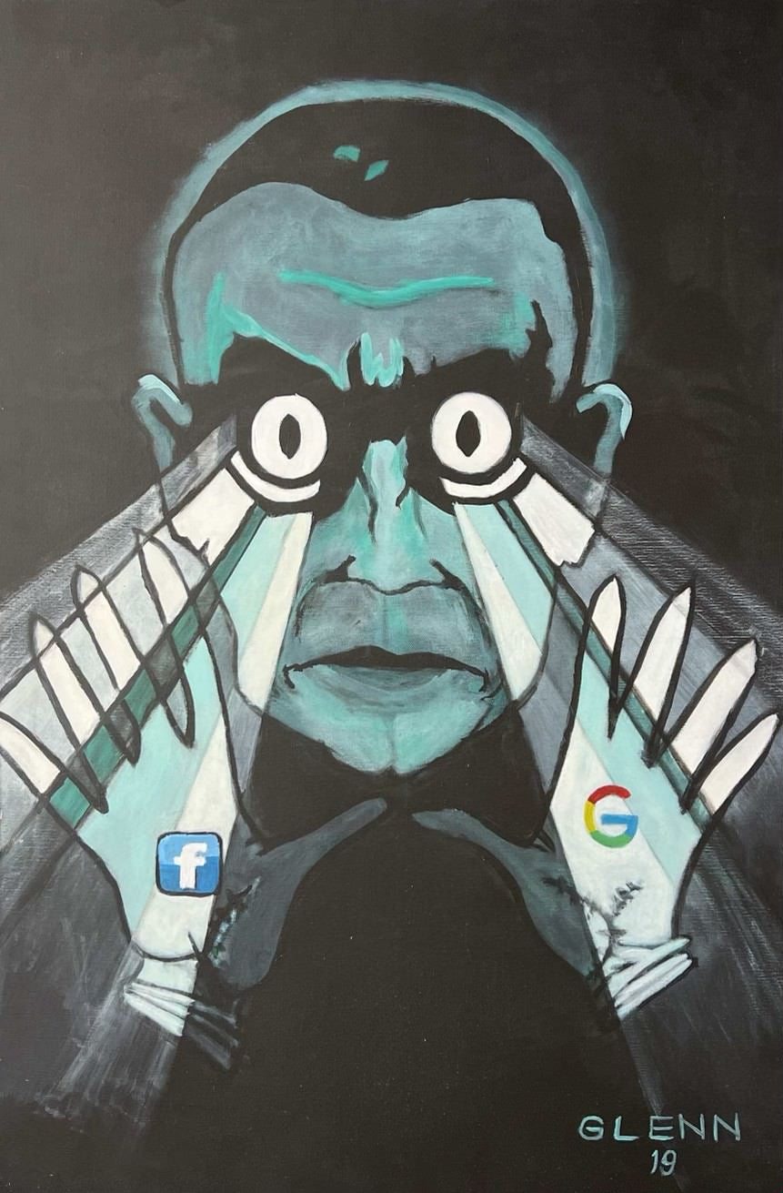 Big Brother painting by Glenn Beck