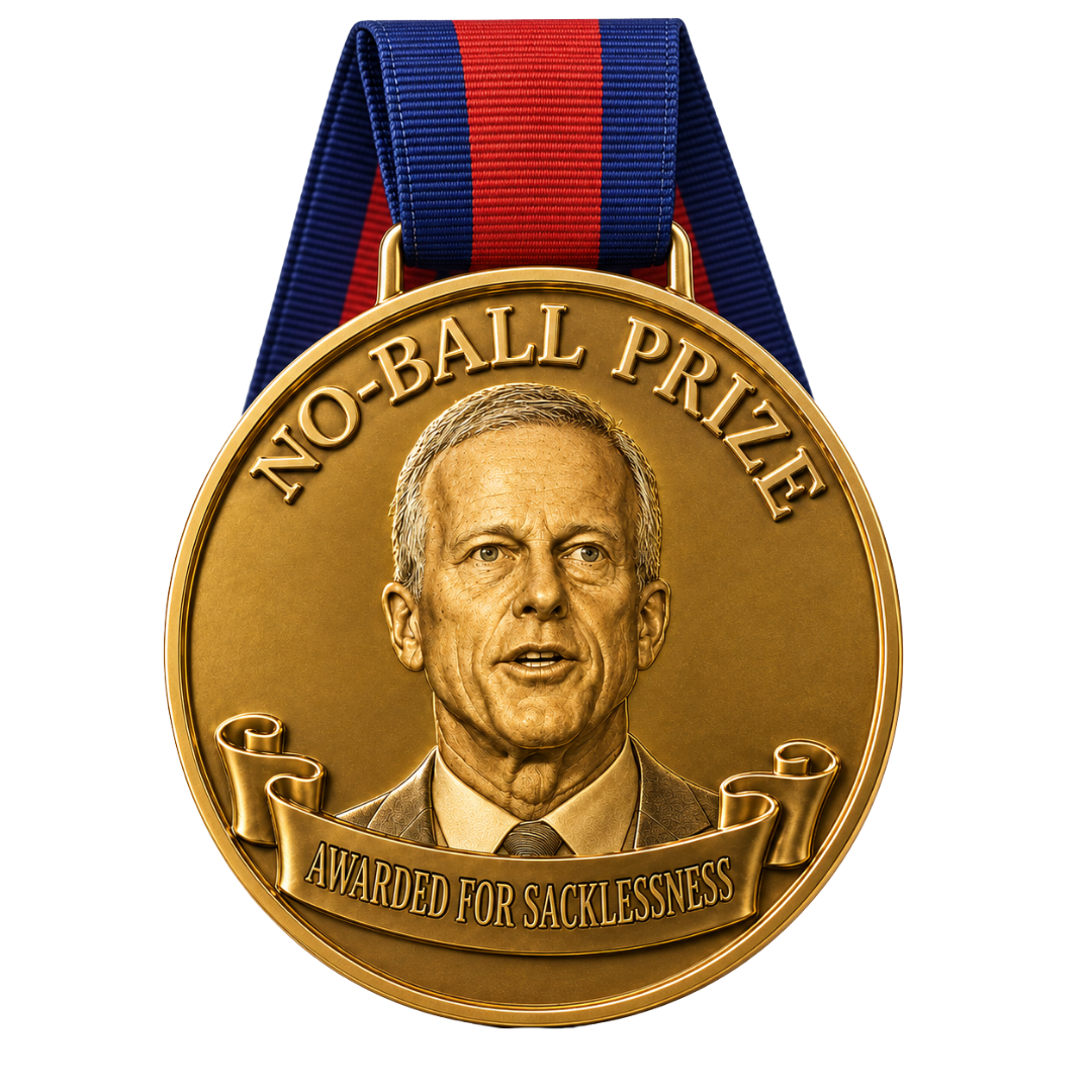The No-Ball Prize Medal