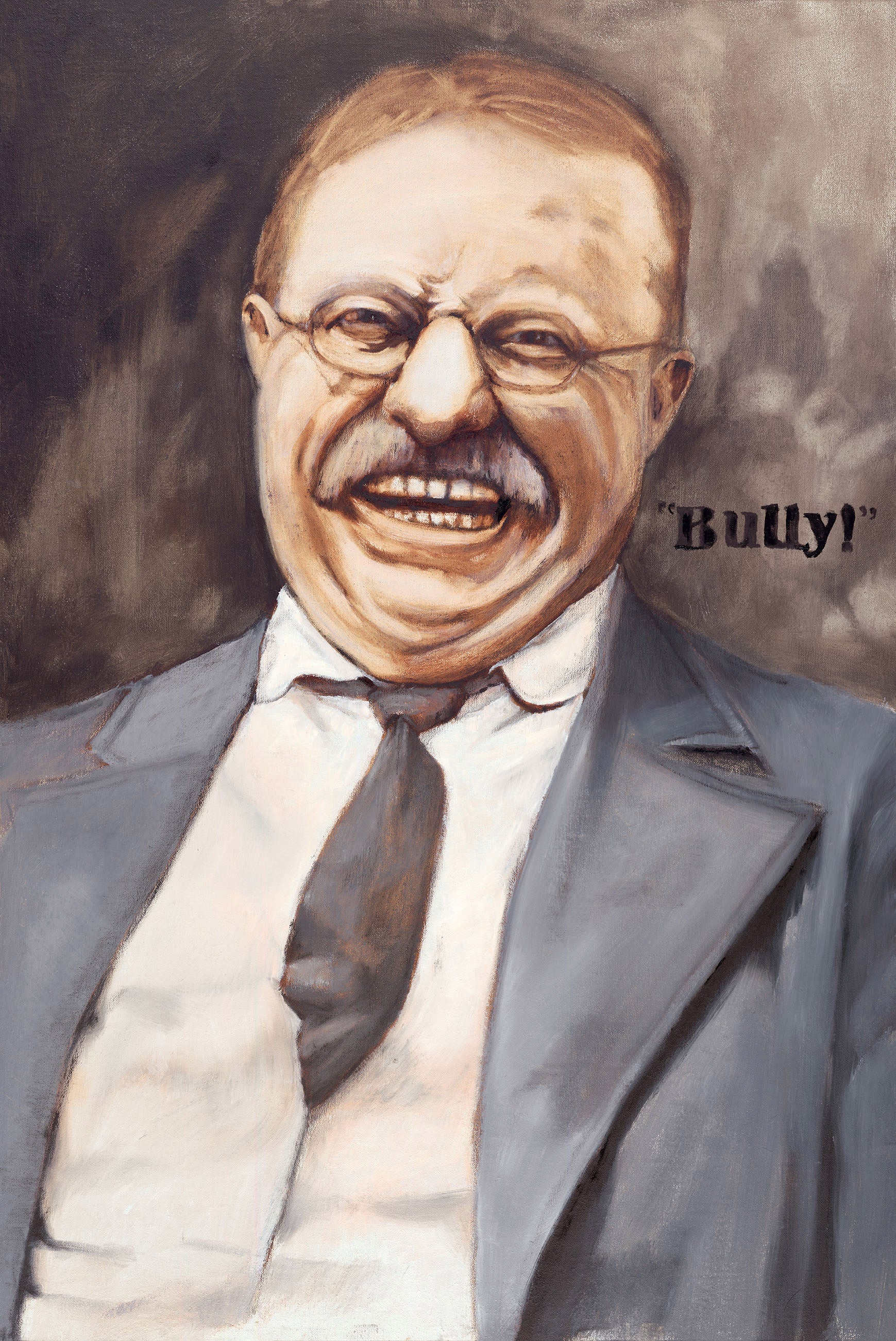 Portrait of Theodore Roosevelt in giclée and poster print artwork by Glenn Beck